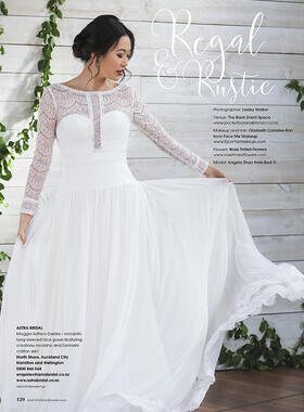 As featured in Bride and Groom Magazine Issue 93